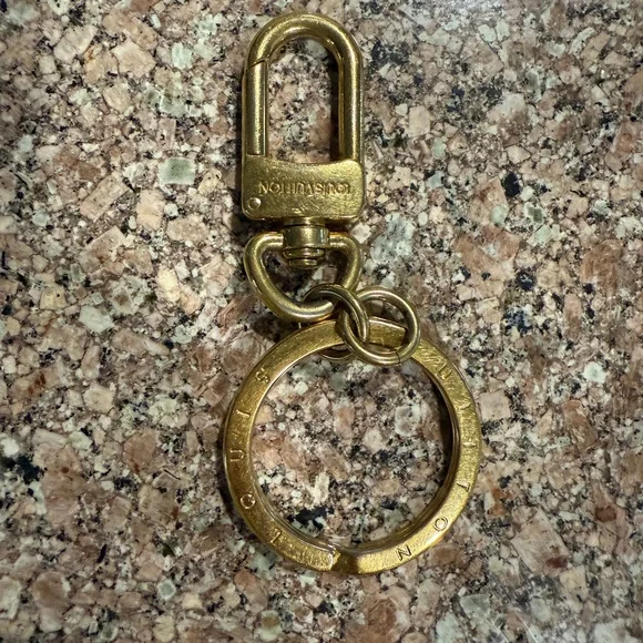 Louis Vuitton Gold Key & Card Holder with Swivel Clasp - Picture 3 of 5